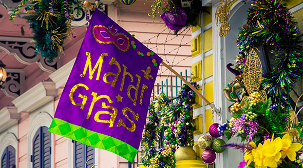 Mardi Gras decoration